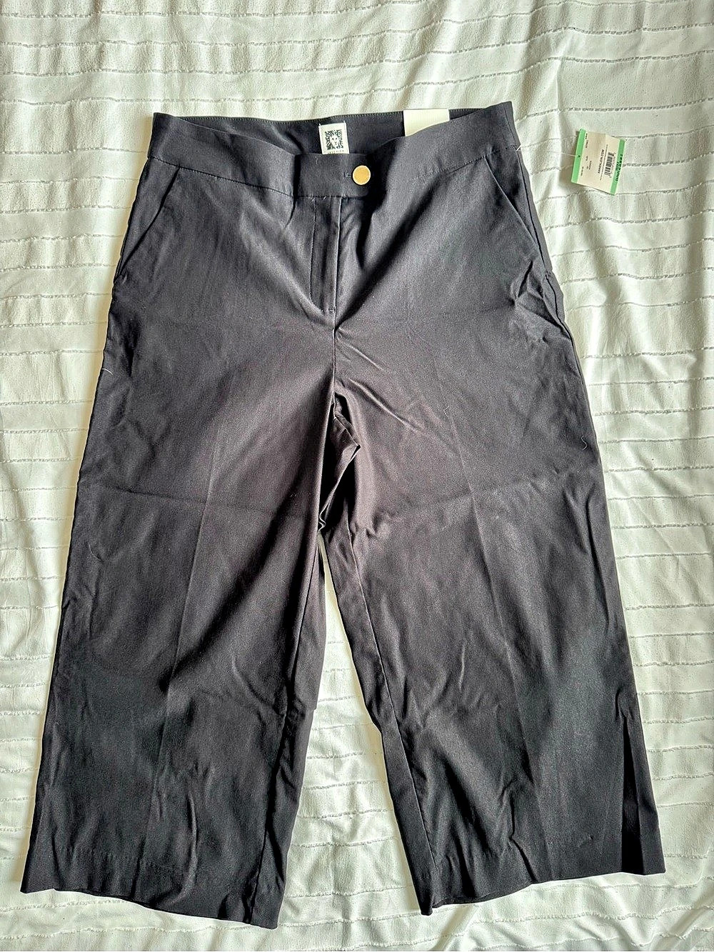 Anne Klein Culotte Black Size 8 NWT